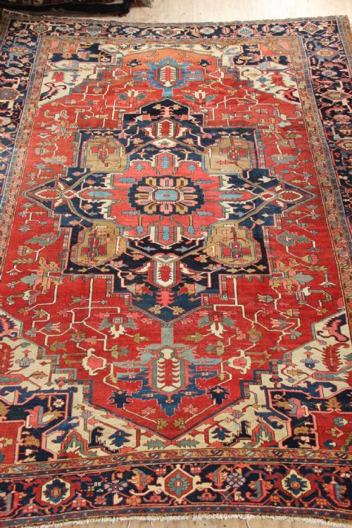 303 X 385cm Gorgeous Antique Serapi