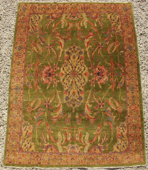 145 X 198 Fantastic Small, Very Fine Antique Ziegler Rug
