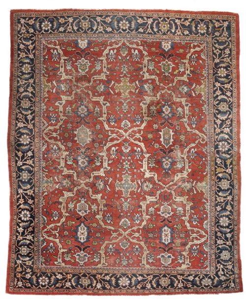 351 X 408cm Antique Sultanabad Carpet