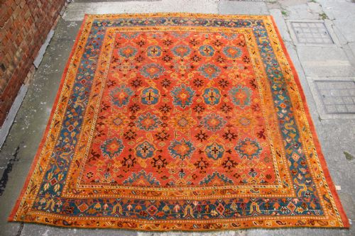 315 X 345cm Antique Square Oushak / Ushak Carpet
