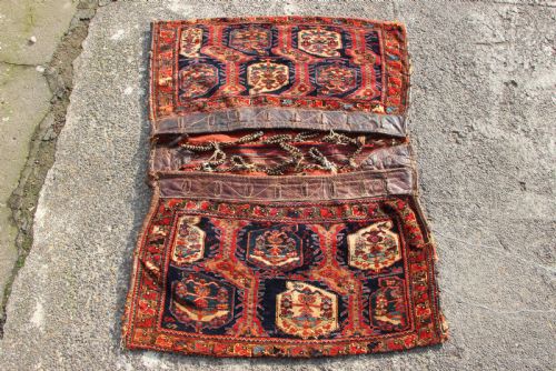 Complete Set of Superb Afshar Saddlebags