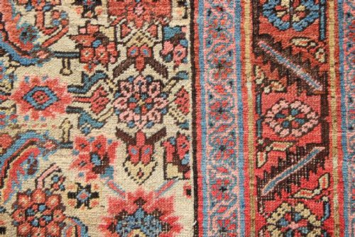 217 X 340CM ANTIQUE BAKSHIASH CARPET - ADDITIONAL PHOTO 6