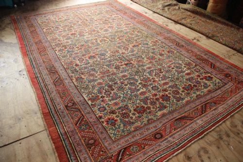 217 X 340CM ANTIQUE BAKSHIASH CARPET - ADDITIONAL PHOTO 8