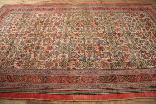 217 X 340CM ANTIQUE BAKSHIASH CARPET - ADDITIONAL PHOTO 10