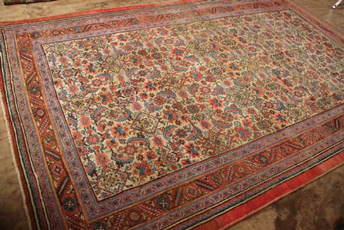 217 X 340CM ANTIQUE BAKSHIASH CARPET - ADDITIONAL PHOTO 11