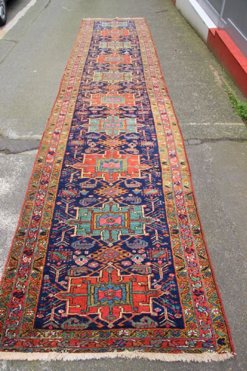 102 X 519cm Antique Serapi Heriz Runner