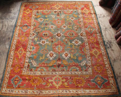 293 X 377cm Antique Oushak / Ushak Carpet