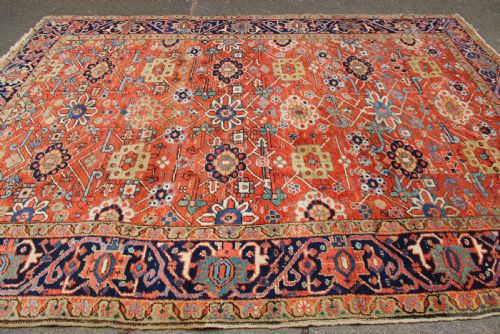 233 X 328CM ANTIQUE HERIZ CARPET - ADDITIONAL PHOTO 5