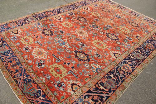 233 X 328CM ANTIQUE HERIZ CARPET - ADDITIONAL PHOTO 7