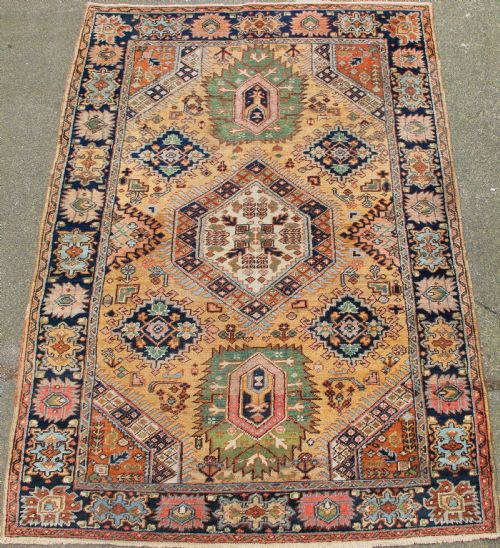 165 X 238cm Antique Small Heriz Carpet
