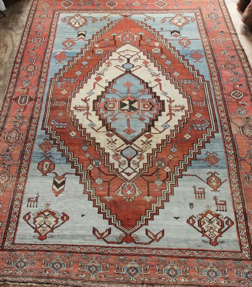 289 X 390cm Antique Serapi Carpet