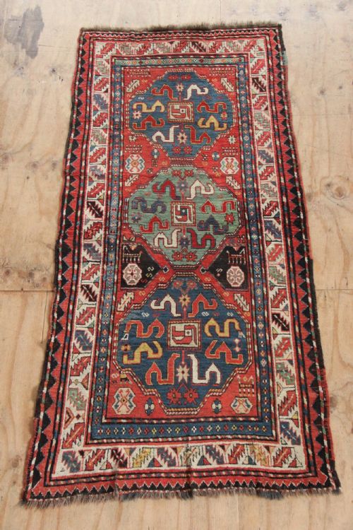 119 X 246cm Antique Cloudband Kazak, Caucasus