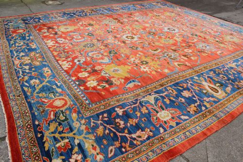 410 X 487CM ANTIQUE ZIEGLER CO CARPET - ADDITIONAL PHOTO 8