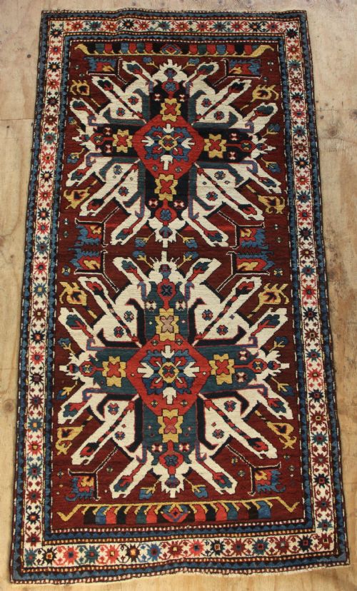110 X 217cm Antique 'Eagle' Kazak