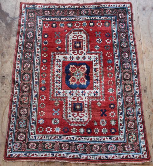 137 X 180cm Antique 'Sewan' Kazak, Caucasus