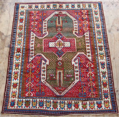 183 X 226cm Early 19th Century Sewan Kazak, the Caucasus