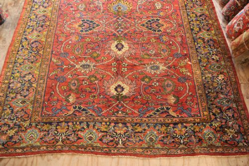 322 X 389CM ANTIQUE ZIEGLER MAHAL CARPET - ADDITIONAL PHOTO 1
