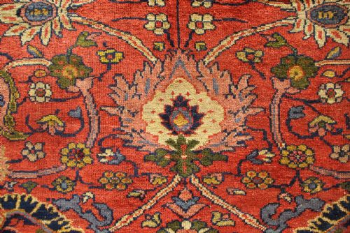 322 X 389CM ANTIQUE ZIEGLER MAHAL CARPET - ADDITIONAL PHOTO 3