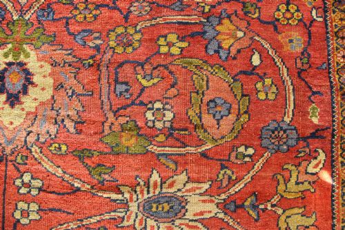 322 X 389CM ANTIQUE ZIEGLER MAHAL CARPET - ADDITIONAL PHOTO 4