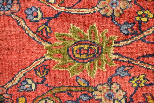 322 X 389CM ANTIQUE ZIEGLER MAHAL CARPET - ADDITIONAL PHOTO 6