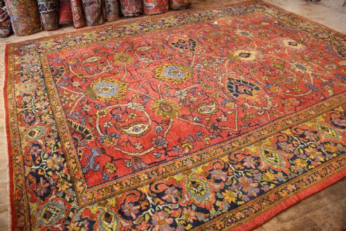 322 X 389CM ANTIQUE ZIEGLER MAHAL CARPET - ADDITIONAL PHOTO 10