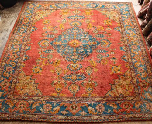 358 X 390cm Antique Oushak / Ushak Carpet