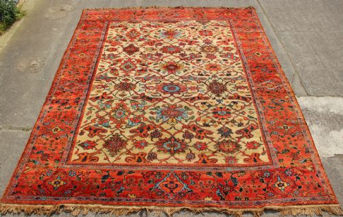 335 X 403cm Antique Fereghan Ziegler Carpet