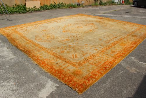 485 X 550cm Giant Antique Oushak / Ushak Carpet