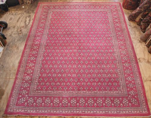 274 X 365cm Antique Amritsar Carpet, Northern India
