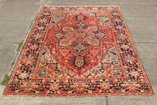 310 X 411cm Antique Heriz Carpet
