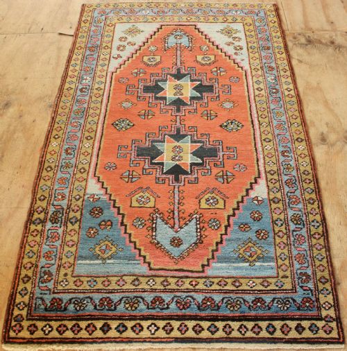 100 X 166CM ANTIQUE HERIZ RUG - ADDITIONAL PHOTO 8