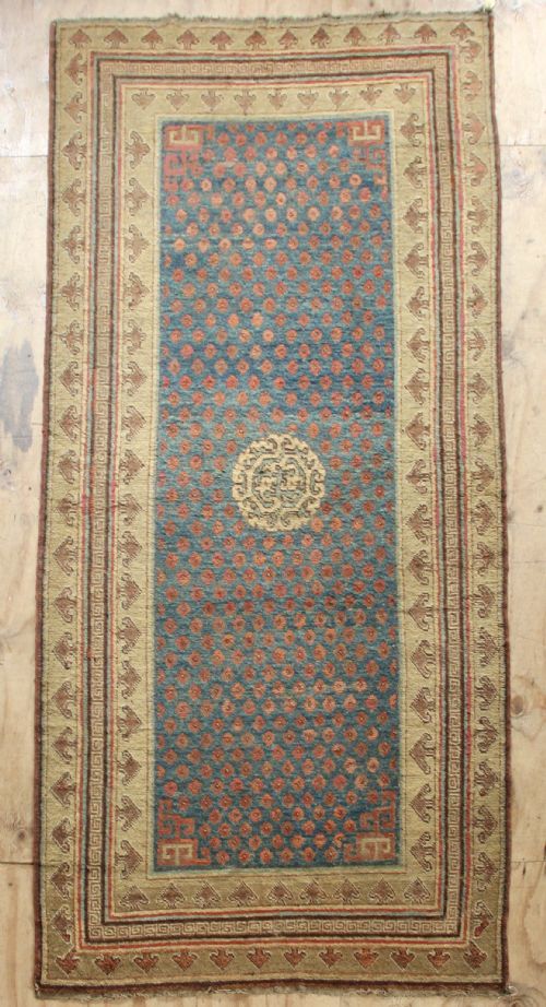 151 X 336cm 18th Century Khotan Carpet