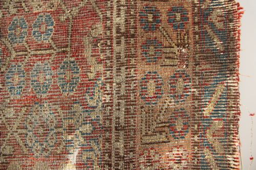 76 X 169CM EARLY 19TH CENTURY KHOTAN RUG FRAGMENT - ADDITIONAL PHOTO 6
