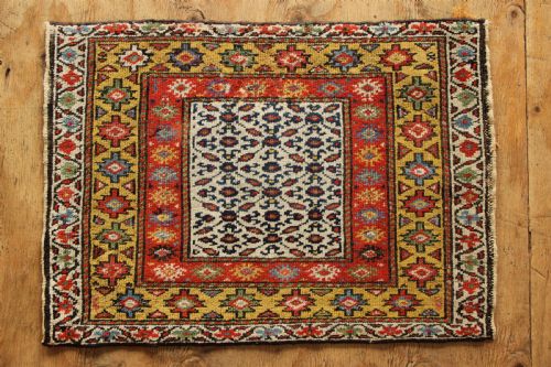 72 X 53cm Antique Hamadan Mat