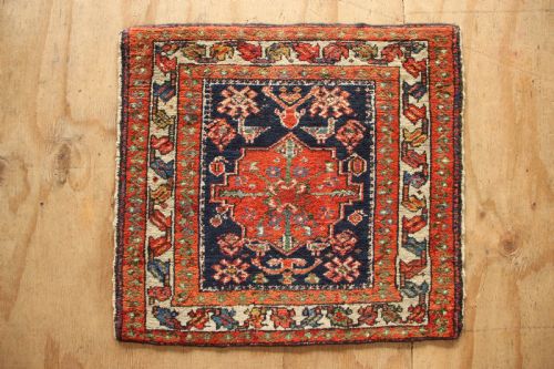 71 X 65cm Antique Fine Karadja Mat