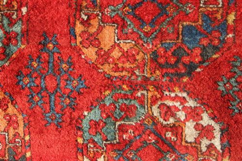 229 X 318CM ANTIQUE ERSARI BESHIR MAIN CARPET - ADDITIONAL PHOTO 6