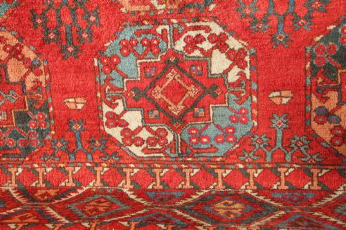229 X 318CM ANTIQUE ERSARI BESHIR MAIN CARPET - ADDITIONAL PHOTO 7