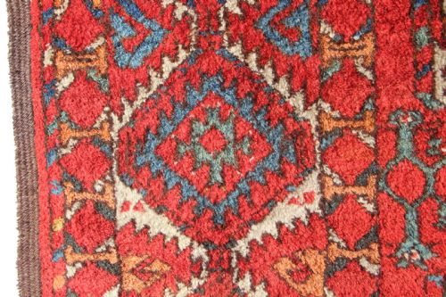 229 X 318CM ANTIQUE ERSARI BESHIR MAIN CARPET - ADDITIONAL PHOTO 11