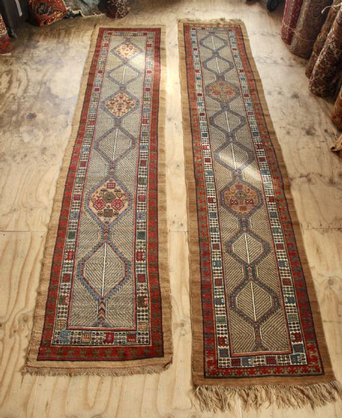 Near Pair of Antique Narrow Runners