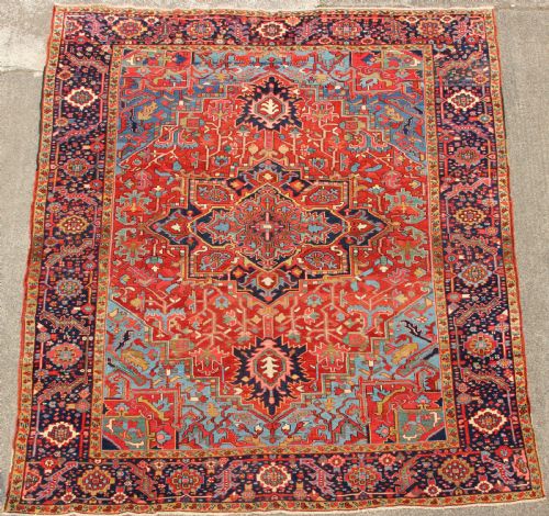 266 X 356cm Antique Karadja Heriz Carpet