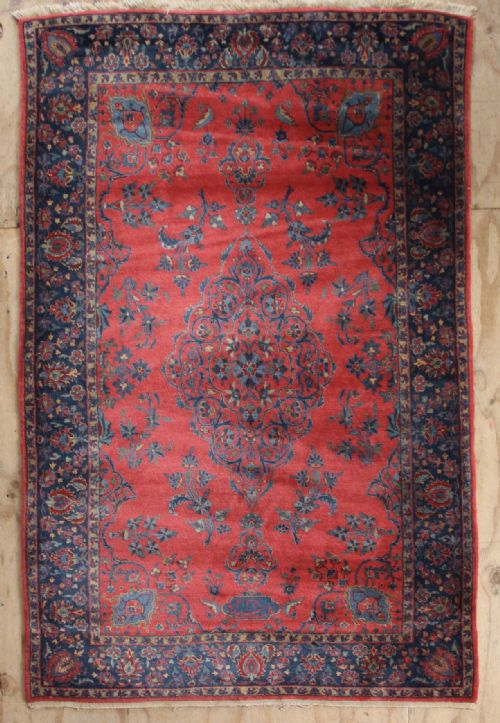 135 X 209 Fine Antique 'American' Sarough, Signed