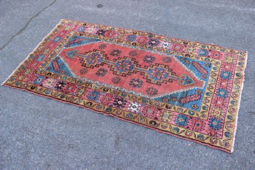 90 X 170CM ANTIQUE BAKSHIASH HERIZ RUG - ADDITIONAL PHOTO 5