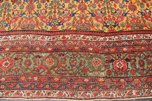 453 X 565CM ANTIQUE GOLDEN FIELD FEREGHAN CARPET - ADDITIONAL PHOTO 1