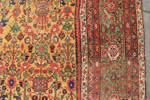 453 X 565CM ANTIQUE GOLDEN FIELD FEREGHAN CARPET - ADDITIONAL PHOTO 3