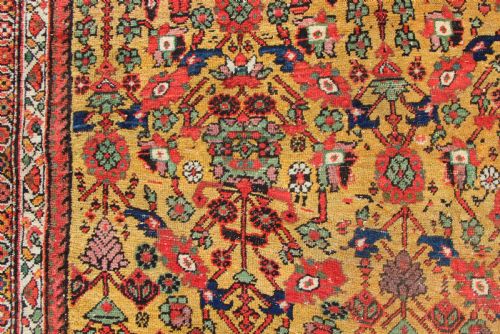 453 X 565CM ANTIQUE GOLDEN FIELD FEREGHAN CARPET - ADDITIONAL PHOTO 5