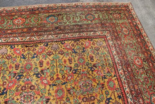 453 X 565CM ANTIQUE GOLDEN FIELD FEREGHAN CARPET - ADDITIONAL PHOTO 7