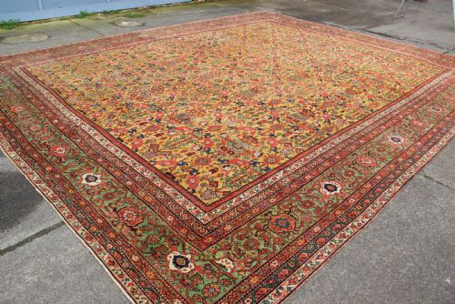 453 X 565CM ANTIQUE GOLDEN FIELD FEREGHAN CARPET - ADDITIONAL PHOTO 8