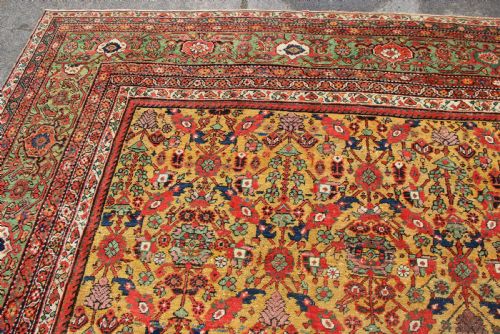 453 X 565CM ANTIQUE GOLDEN FIELD FEREGHAN CARPET - ADDITIONAL PHOTO 9
