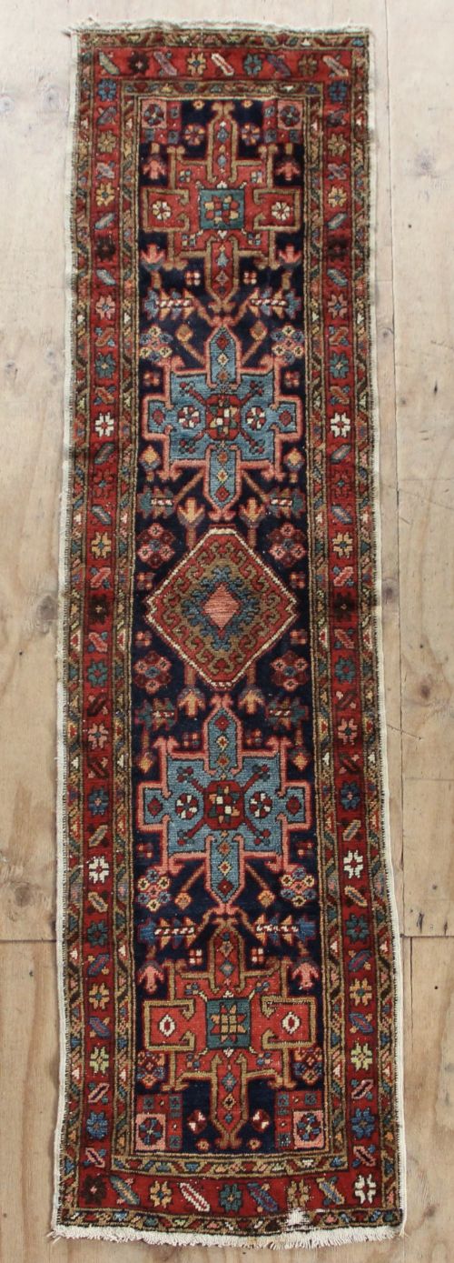 66 X 273cm Antique Heriz Runner