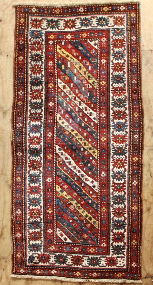 110 X 229cm Antique Fine Kazak Rug